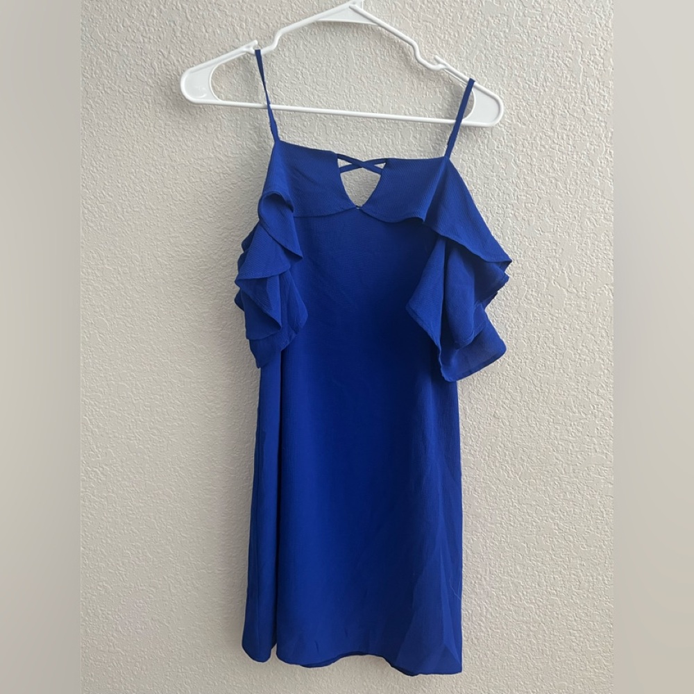 Skies Are Blue Cobalt Blue Cocktail Dress Size Small